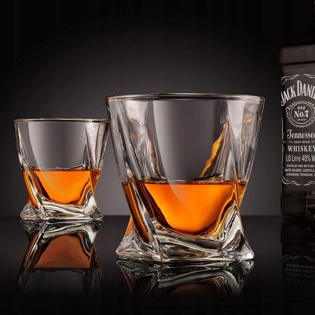 LUXITO Whiskygläser aus Kristall 320 ml 6 Stk