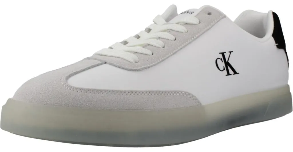 Sneakers Basses Homme Calvin Klein Blanc - Chaussures Sport Chic CK