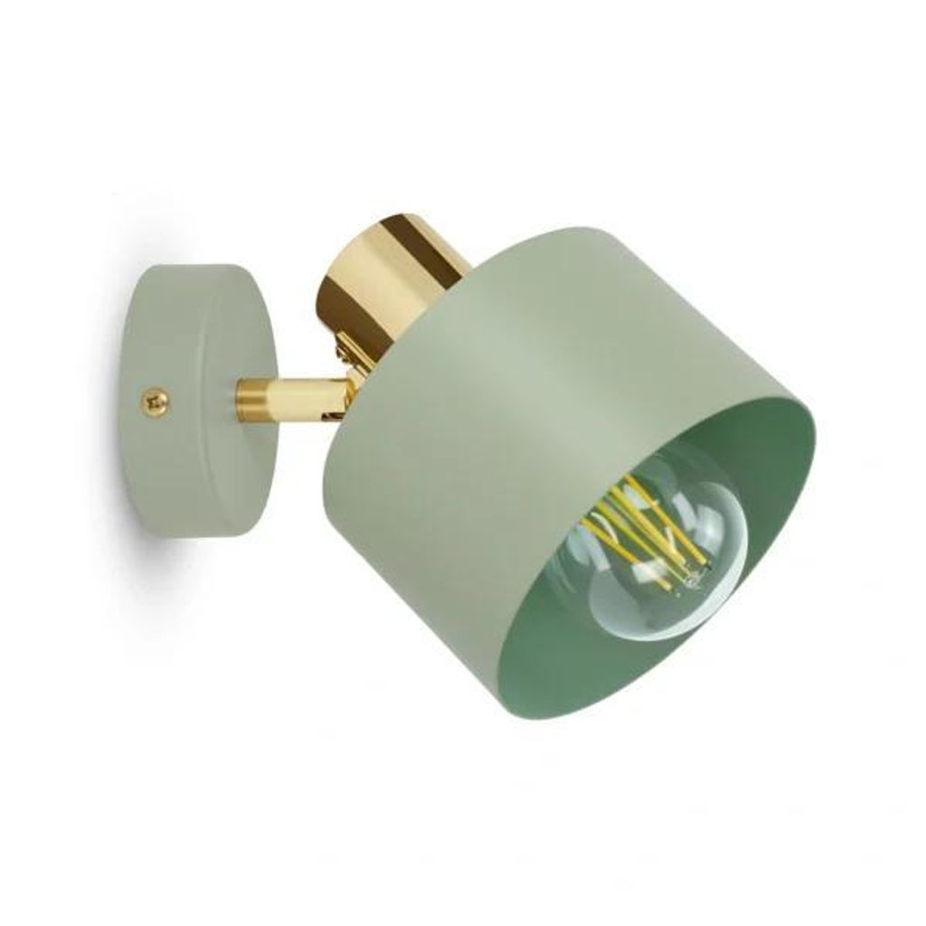 LUXOLAR Wandlampe verstellbar Salbeigrün – Minimalistische Produktbild 