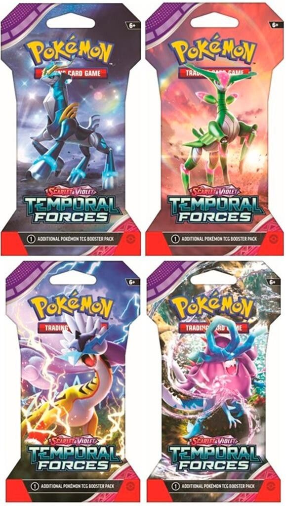 Pokémon Temporal Forces Booster z rękawem, angielski Zdjęcie produktu 2