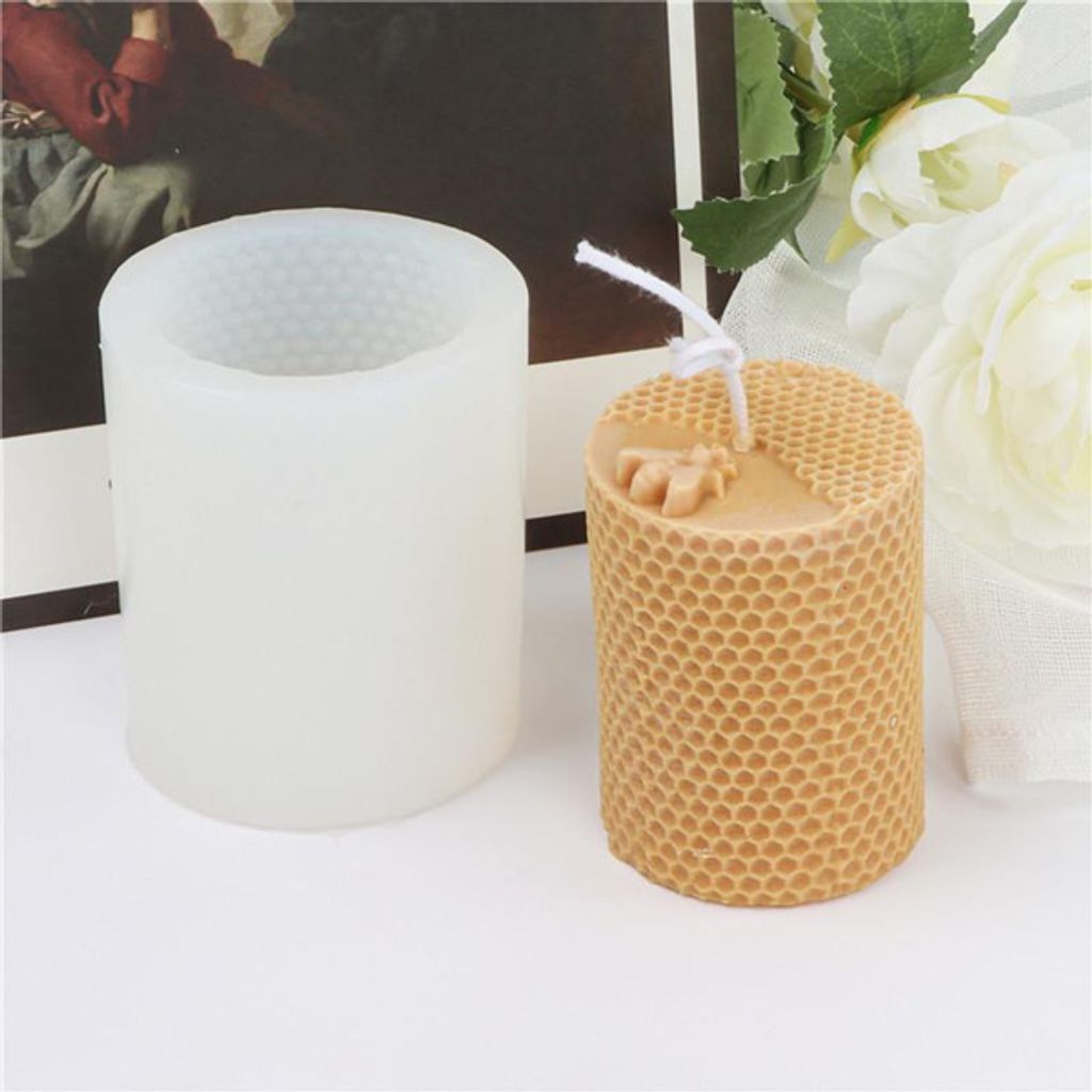 Rolin Roly 3D Herzform Silikon-Kerzenform – Transparent, 7,6 Cm, Wiederverwendbar Für DIY-Kerzen