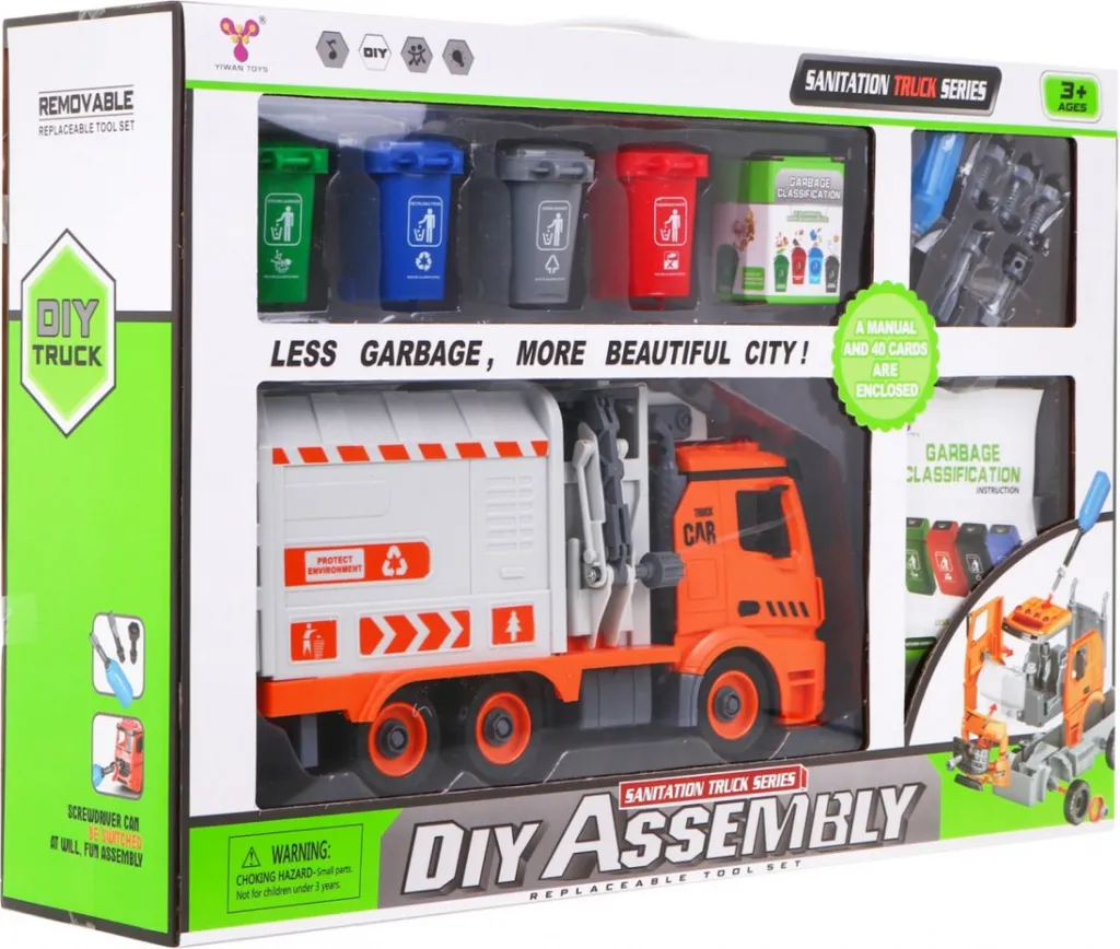 Comment apprendre le tri sélectif ? Camion poubelle enfant interactif