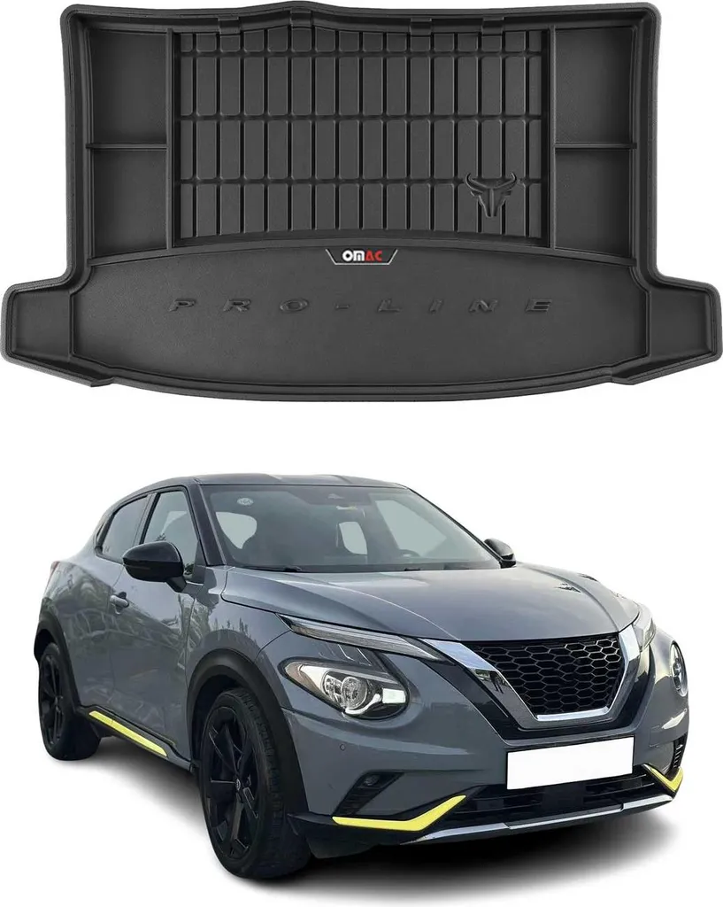 Vasca Baule Su Misura OMAC per Nissan Juke (2019-2025) TPE Nero