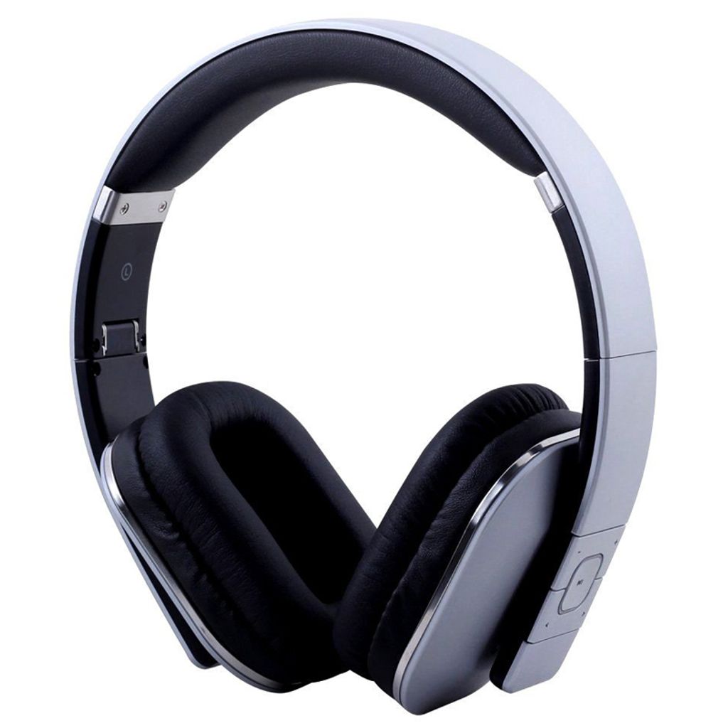 August EP650S Bluetooth NFC Kopfhörer silber