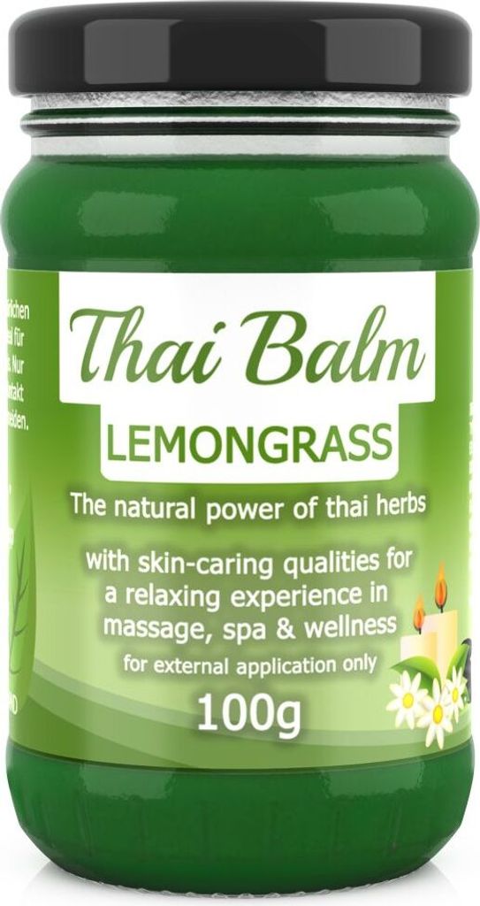 Wang Prom Thai Balm Trawa cytrynowa 100g - tajski balsam do Zdjęcie produktu 