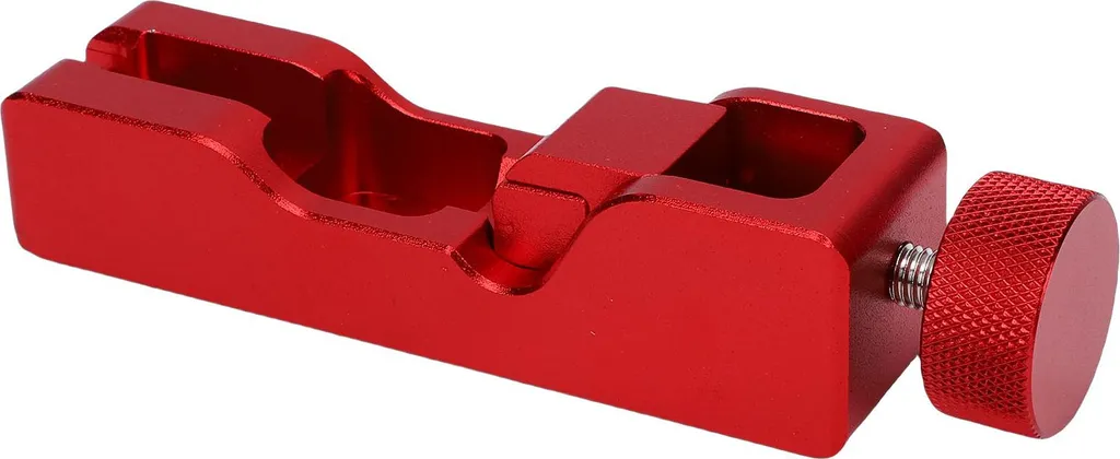 Strumento per misurare la distanza tra gli elettrodi delle candele con 32 lame, sensore in acciaio, misura la distanza tra gli elettrodi delle candele della maggior parte dei connettori filettati da 10 mm, 12 mm, 14 mm e 16 mm. Rosso - 1