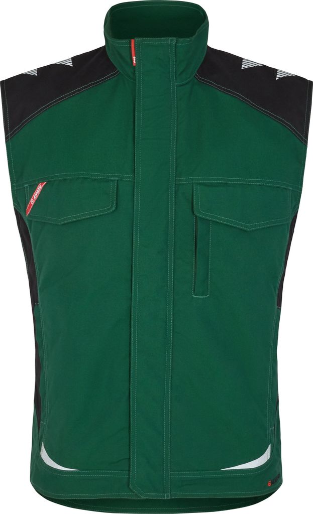 F. Engel Galaxy Serviceweste, Grün/Schwarz, Gr. 4XL