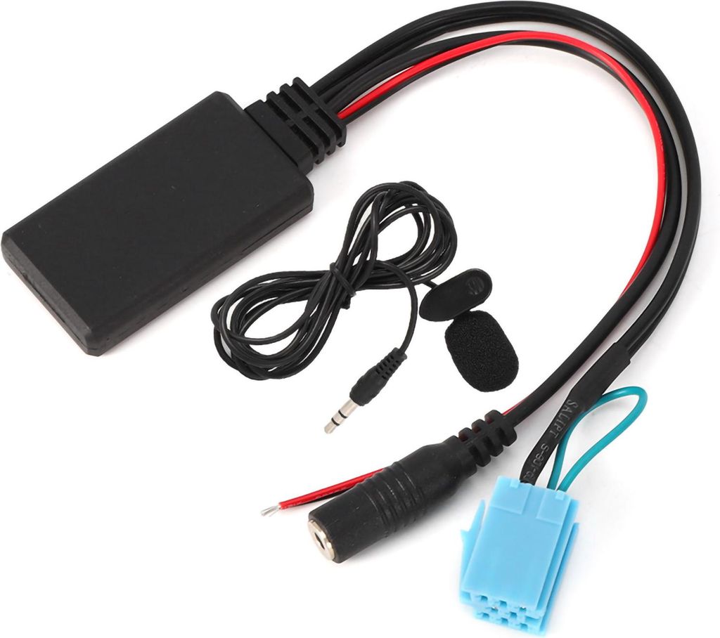 8-pinowy adapter kabla Bluetooth Aux in z mikrofonem do Zdjęcie produktu 