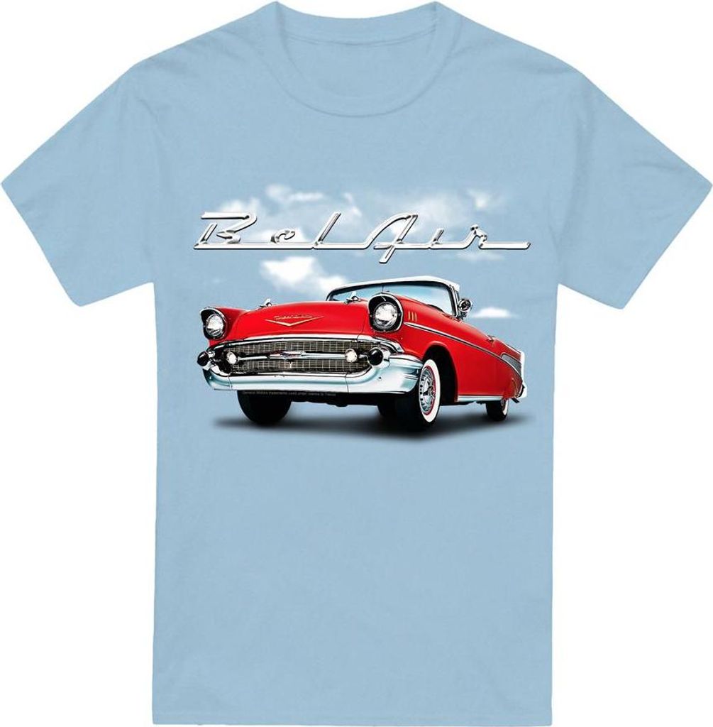 Chevrolet - "Bel Air" T-Shirt für Herren/Damen Uni TV21118 (3XL) (Hellblau)