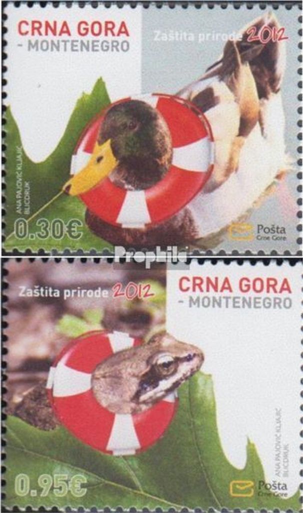 Briefmarken Monte 2012 Mi 300-301 (kompl.Ausg.) postfrisch Produktbild 