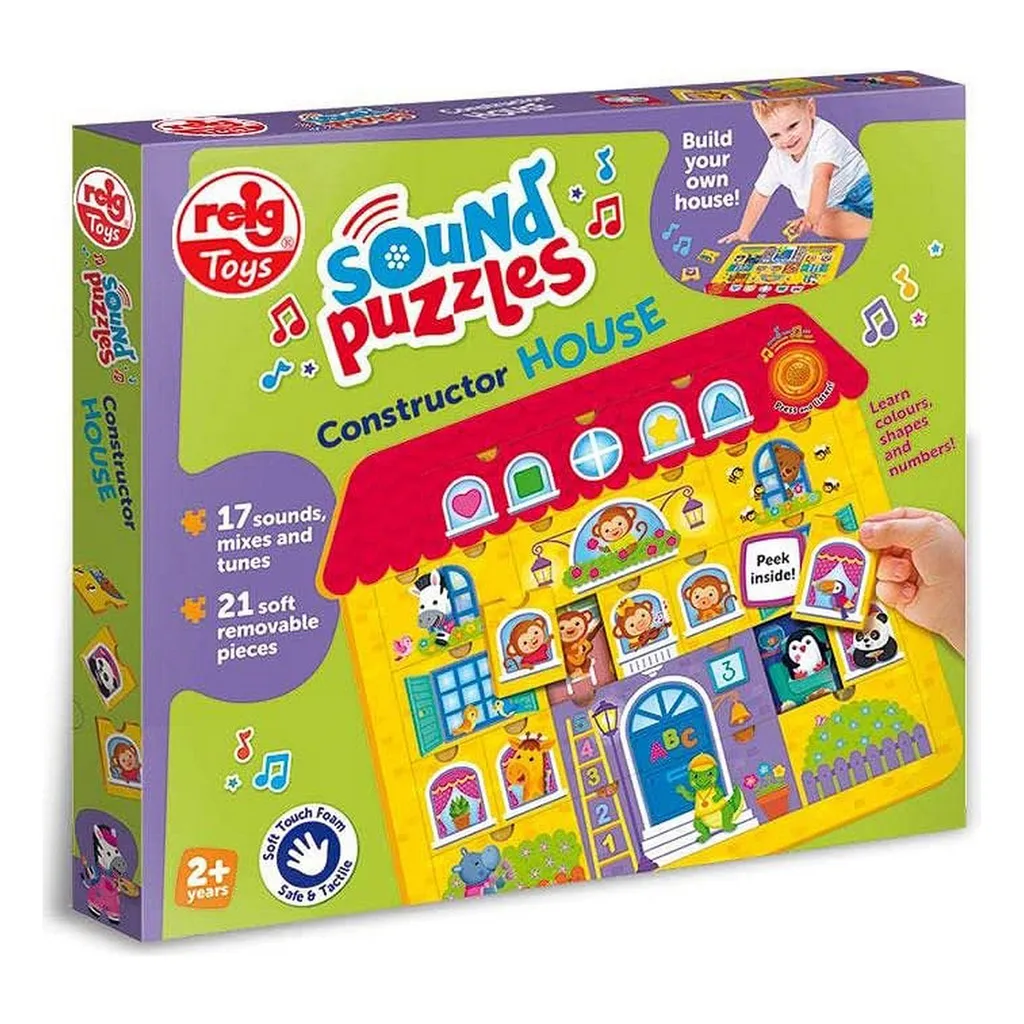 Jeu de Construction Maison en Puzzle 3D - Reig Constructor 21 Pièces