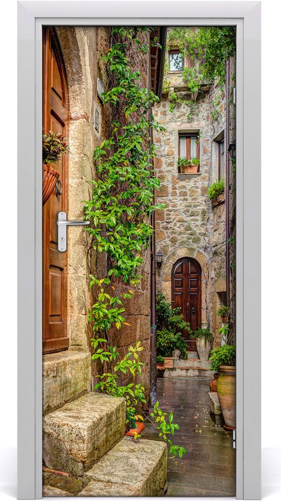 Tulup Türaufkleber 85x205 cm Dekorative Aufkleber Selbstklebend Wasserdichte Tapete Abnehmbar Schlafzimmer Wohnzimmer Wohnkultur - italienischen S...