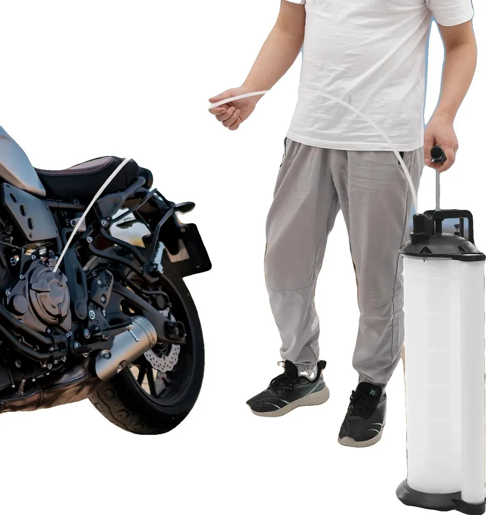 Système de vidange d'huile 1,8 gallons pour atelier et garage 38cm