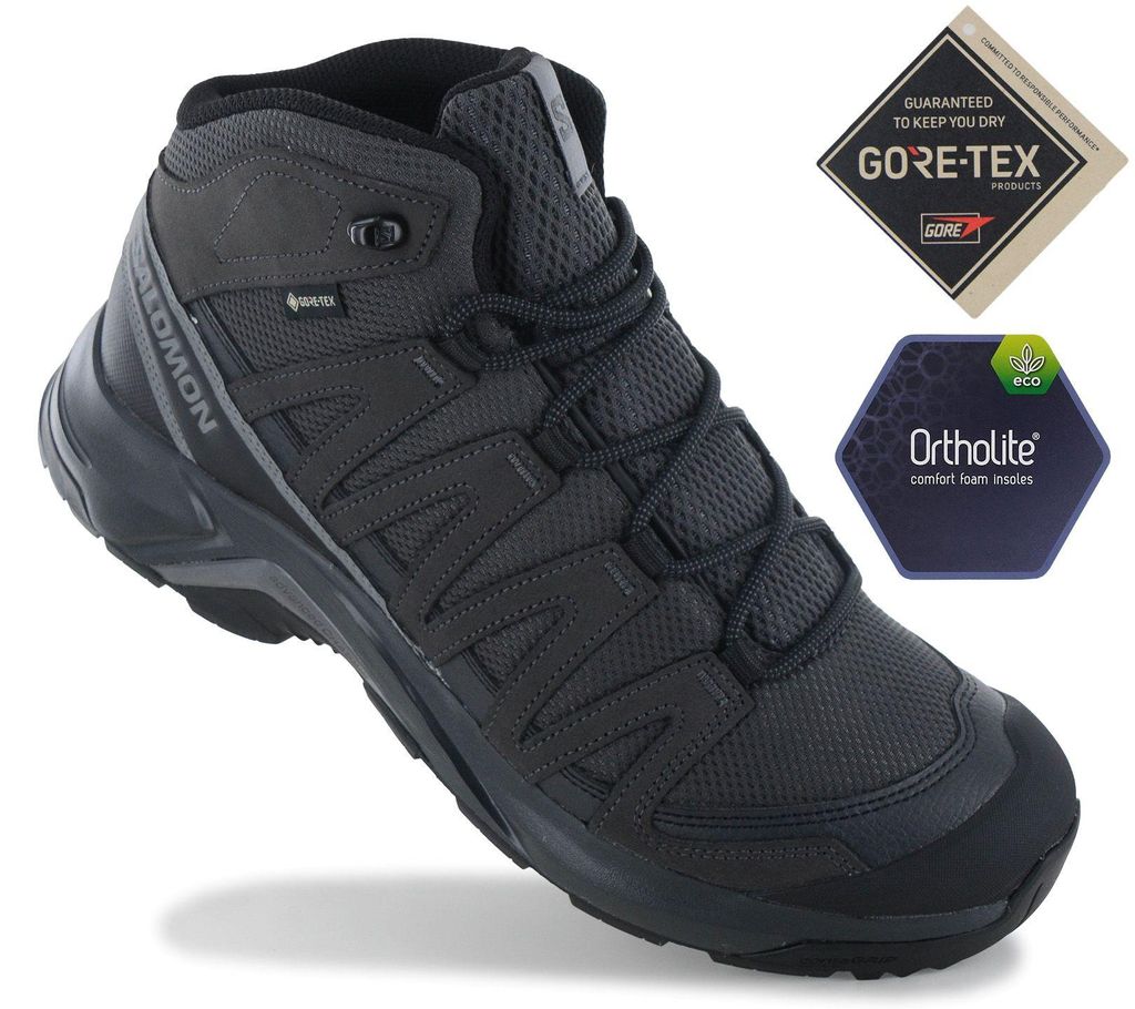 Salomon X-Adventure Recon Mid GTX - GORE-TEX - Herren Wanderschuhe Trekking Boots 478091 , EU 40 UK 6.5
