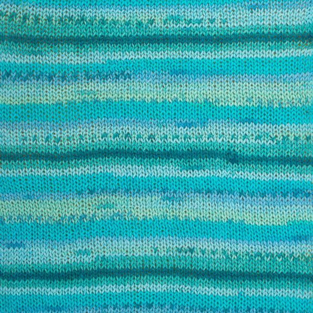 DROPS Fabel Sockengarn 340 Błękitna Laguna - Weich, Pflegeleicht,