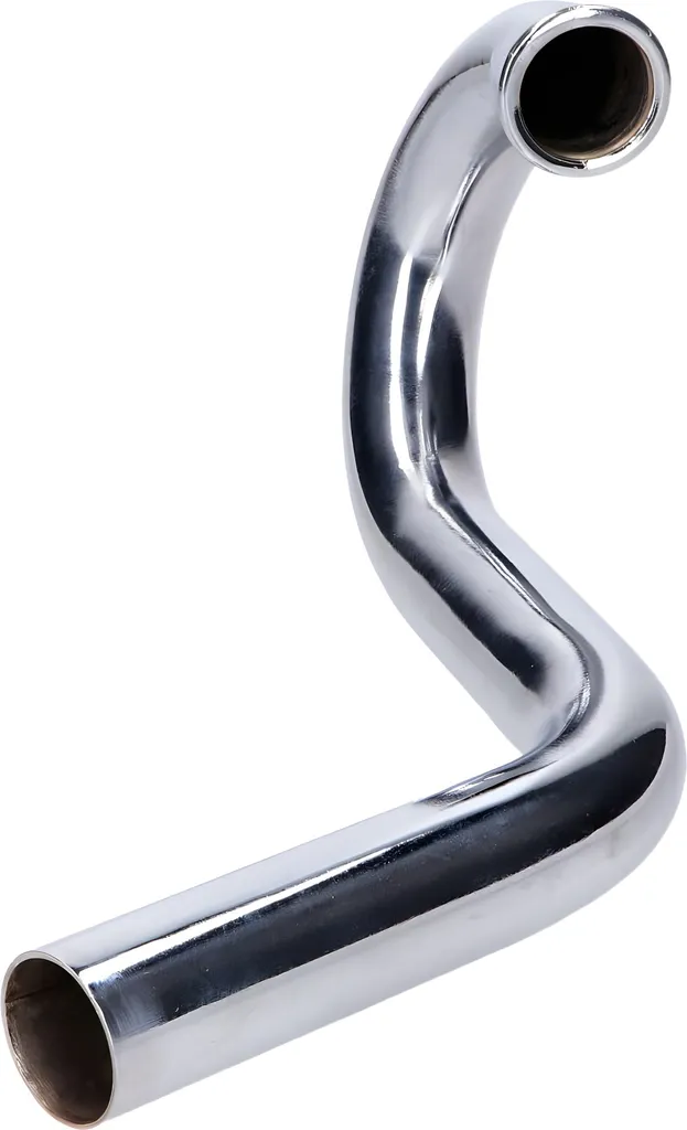 Tube d'échappement 32mm chromé type coude pour KTM et DKW anciennes