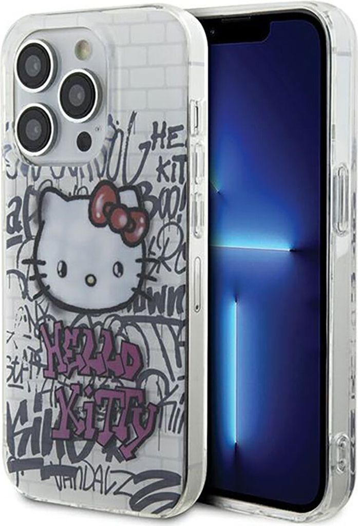 Hello Kitty IML Kitty On Bricks Graffiti - iPhone 13 Pro Produktbild 