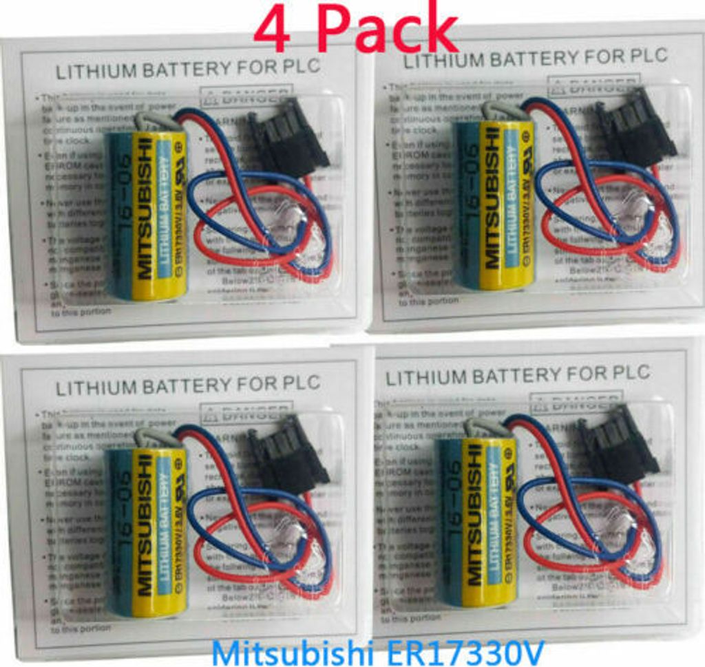 4Pcs Mitsubishi PLC batterie A6BAT ER17330V taille 2/3A Image du produit 
