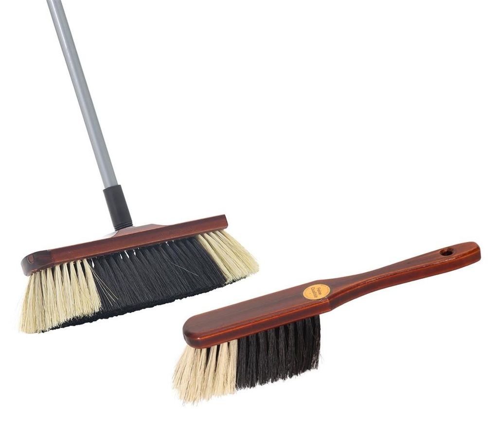 Novaliv Handfeger und Zimmerbesen mit Stiel I Produktbild 