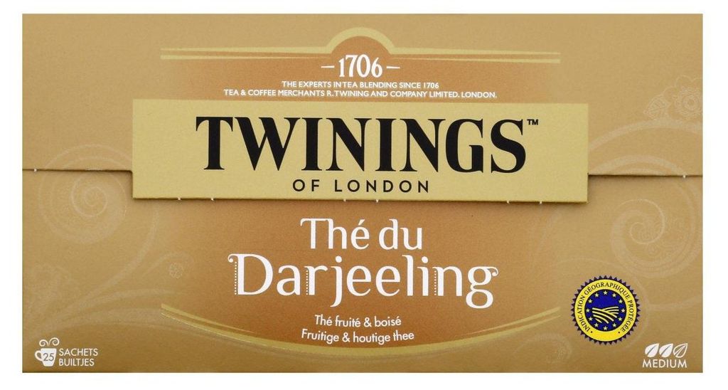 Twinings Darjeeling Tee, 25 Beutel, 50 g – Aromatischer Produktbild 