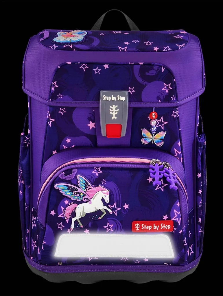 Sac d'école ultra léger Step by Step Cloud Pegasus avec dos réglable