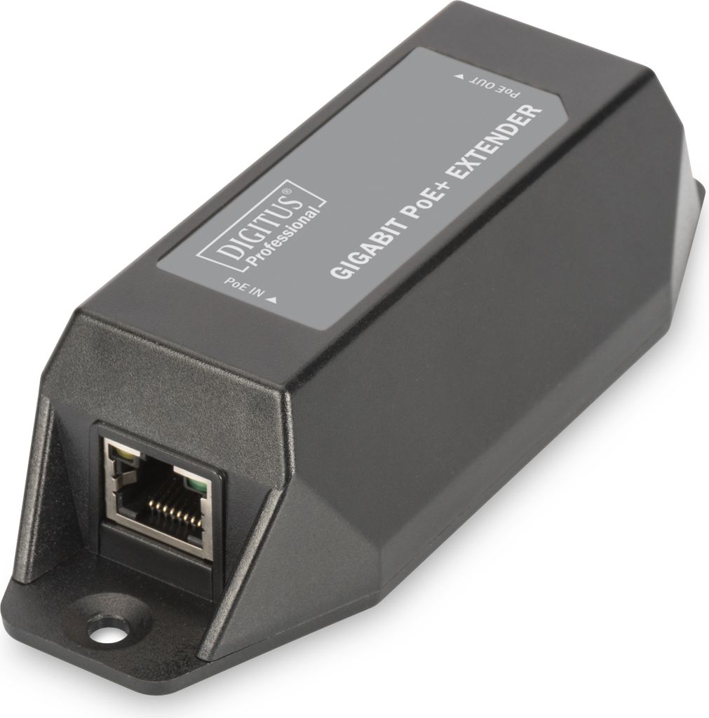 DIGITUS Repeater PoE+ Indoor 22Watts bis 100m