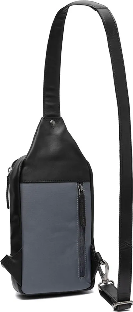 Sling Bag Salla Chesterfield Brand - Grigio Chiaro per City Life - 2