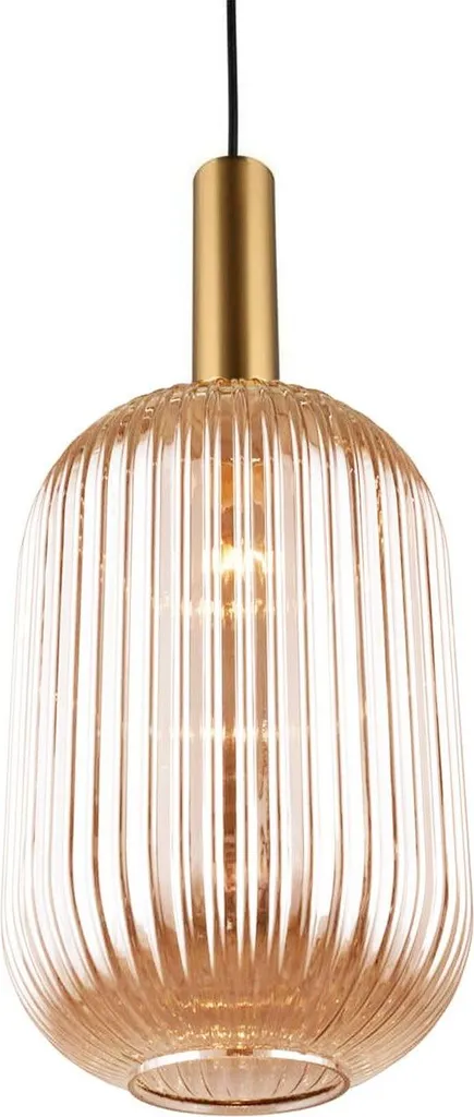 Suspension Pour Cuisine ou Salle à Manger Toolight APP458-1CP Orange - 2