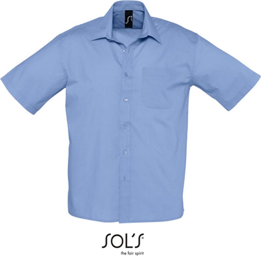 SOL ́S Popeline-Shirt Bristol Short Sleeve