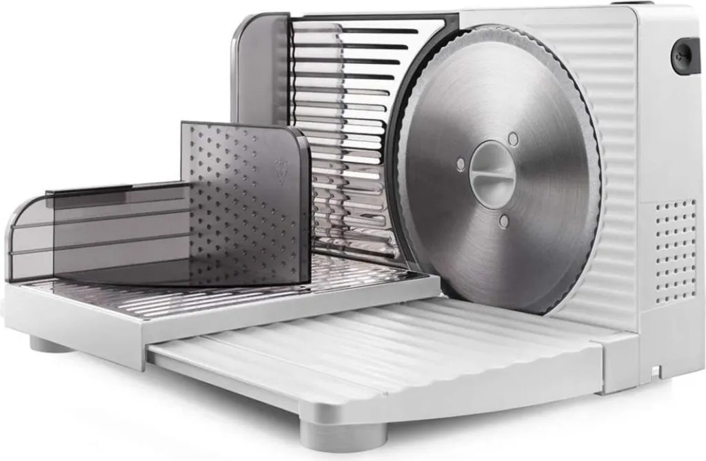 Trancheuse Électrique Taurus avec Lame Inox et Design Compact Gain de Place