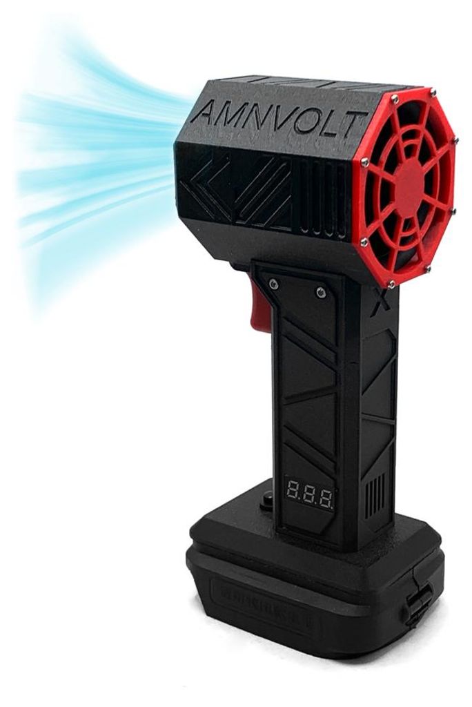 Handgehaltener Jet-Ventilator, 1000 g, starker Schub, 50 mm buerstenloser Motor, Kanal-Turbolader, Hochleistungs-Kanalventilator, tragbares Staubge...