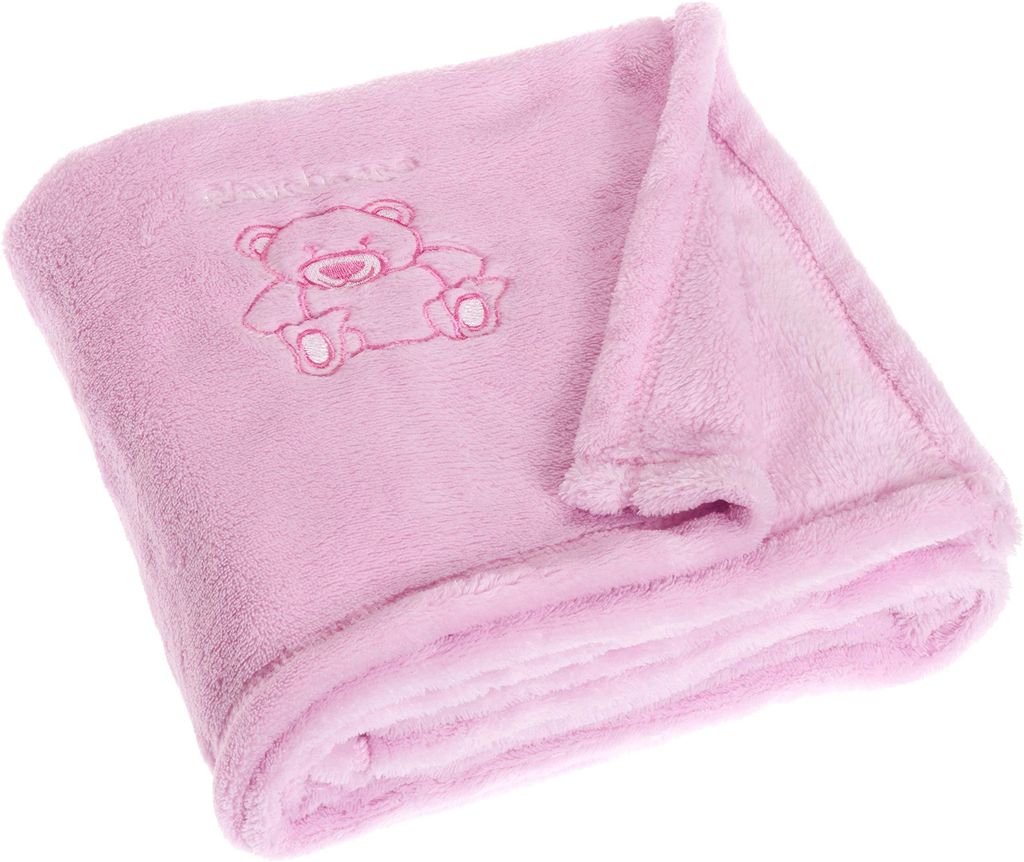 Polar fleece deken voor baby's, babydeken met berenmotief, Productafbeelding 