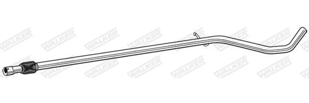 Tuyau échappement Fiat Panda anti-fuite - Référence OE 46817651 Walker