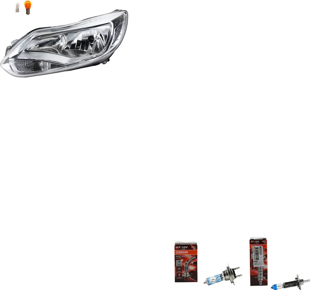 Faro Sinistro Johns + Osram Night Breaker Laser per Ford Focus | Qualità OE