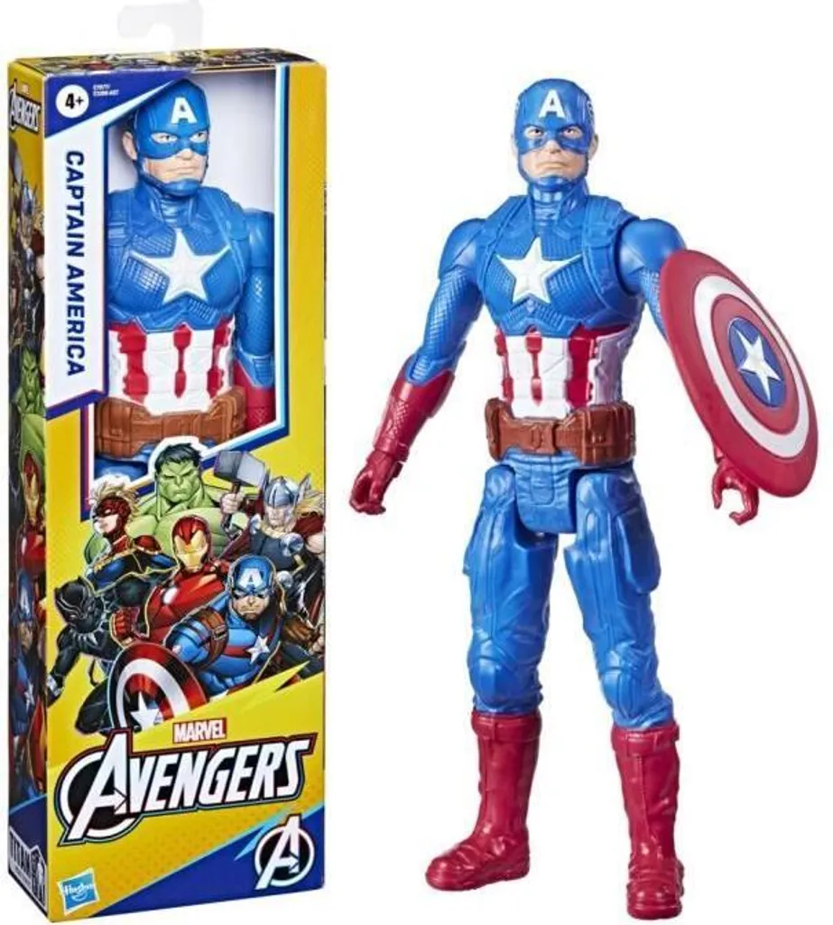 Figurine Articulée Captain America 30 cm - Titan Hero Series Marvel
