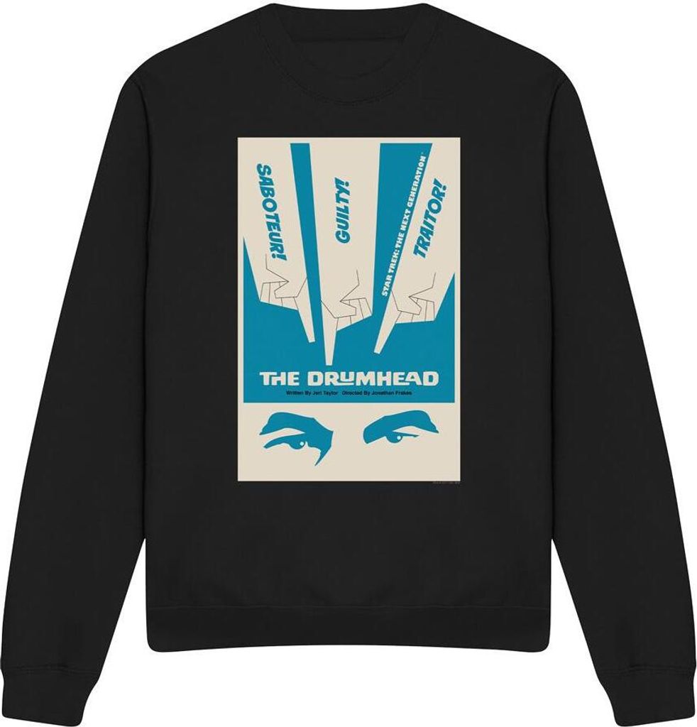 Star Trek - "The Next Generation Season 4 Episode 21" Sweatshirt für Herren/Damen Uni TV11860 (M) (Schwarz)