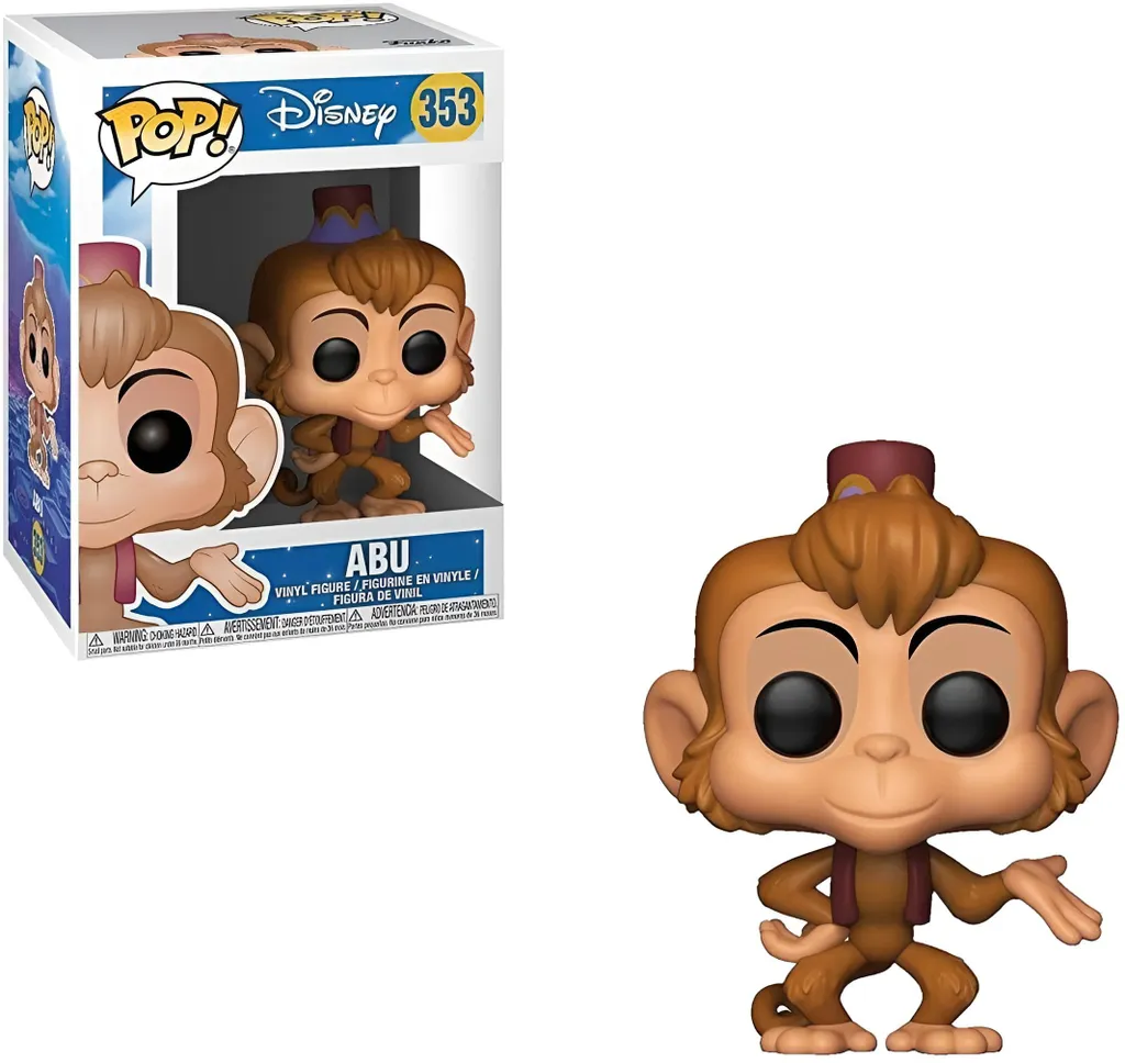 Figurine Abu 353 Disney Funko Pop originale pour compléter collection