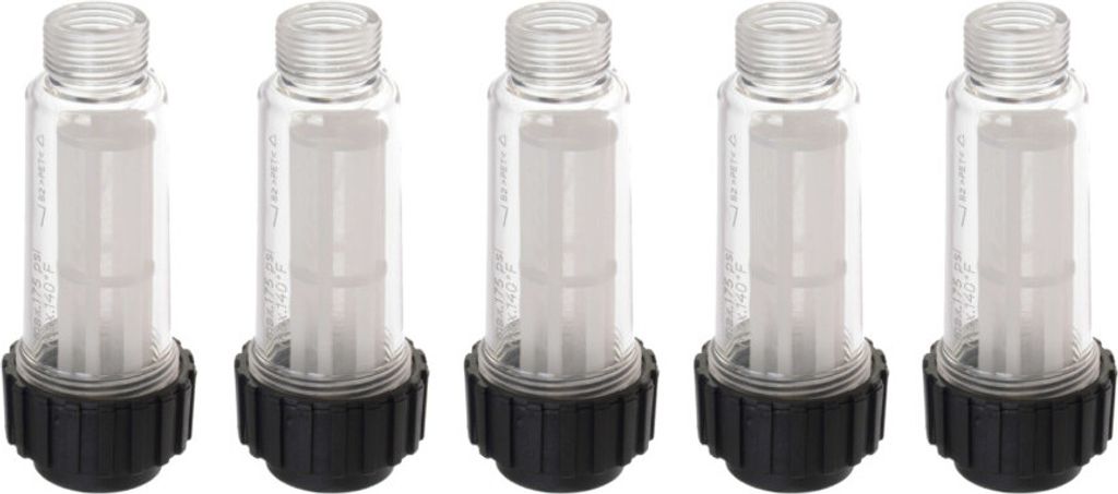 5x Trade-Shop Hochdruckreiniger-Wasserfilter kompatibel mit Nilfisk C 110.7-5 X-tra C 120.7-6 PC C 135.1-8 PCAD C-PG 135.1-8 PCDI X-tra ersetzt 128...
