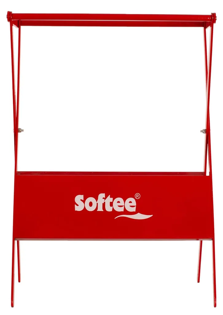 Support Raquette Softee Rouge pour Padel et Tennis - Fixation Murale