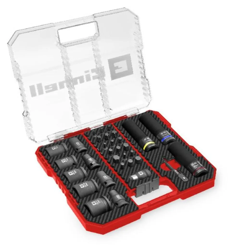 Jeu de Douilles à Chocs 1/2 Einhell 109288 pour Boulonneuse et Clés