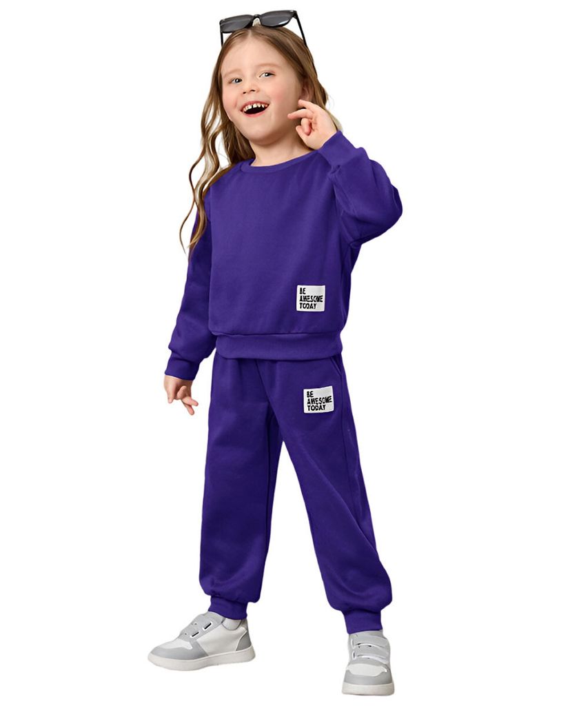 Lila Trainingsanzug Größe 110 - Be amazing