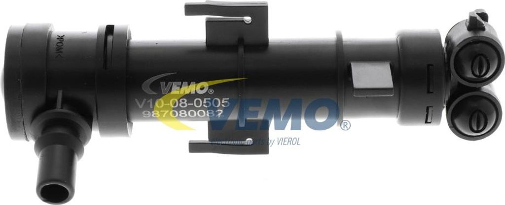 VEMO Waschwasserdüse Scheinwerferreinigung Scheinwerfer-Spritzdüse V10-08-0505 Links für SKODA YETI (5L)