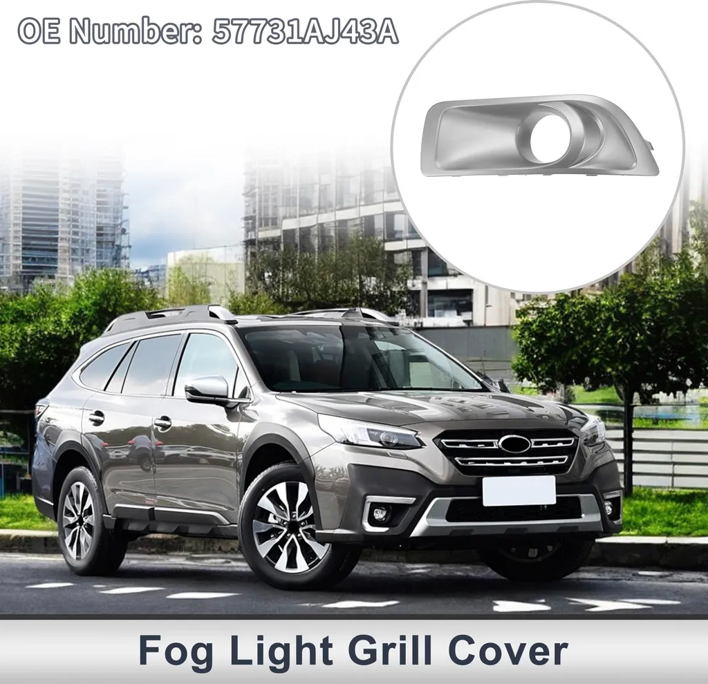 Grille de Phare Antibrouillard en ABS Noir pour Subaru Outback 1 Pc