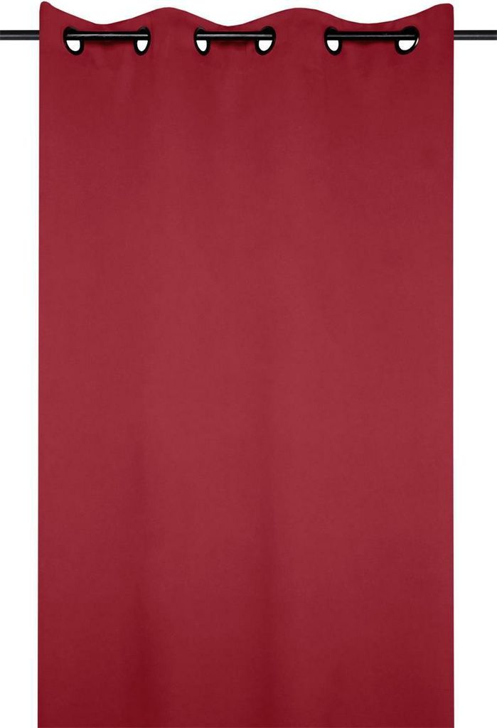 STOF | Gardinen - NOTTE - 135x250 cm - Rot - Verdunkelnd - Produktbild 
