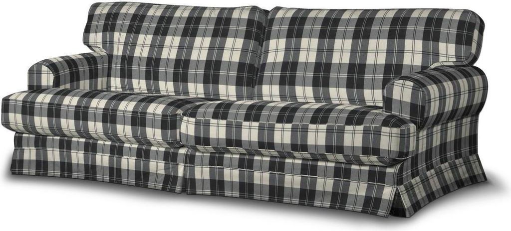 Dekoria Bezug für Ekeskog Sofa nicht ausklappbar, schwarz- weiss, Bezug für Ekeskog nicht ausklappbar