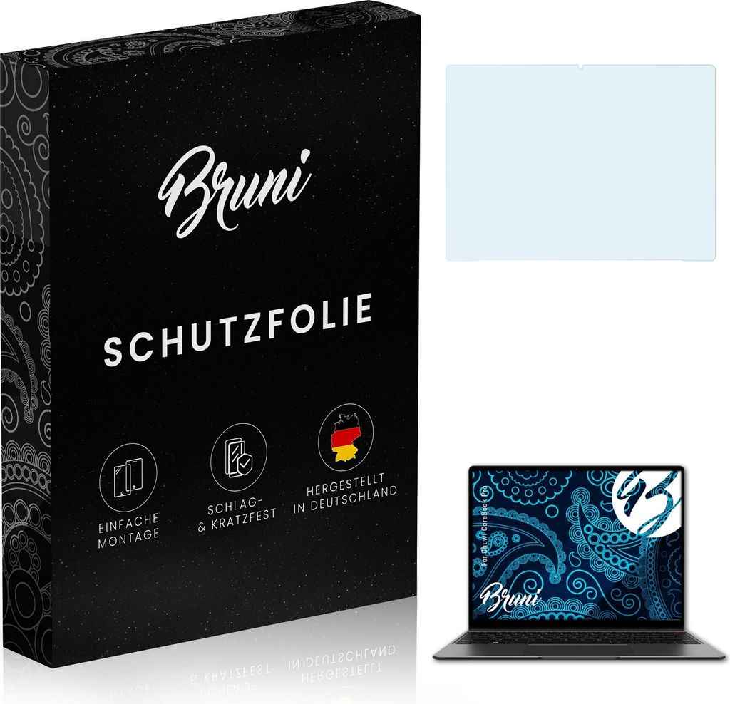 atFoliX 4061187852321, Laptop Bildschirmschutz, Transparent, Chuwi, CoreBook Pro, Klare Bildschirmschutzfolie, Kratzresistent