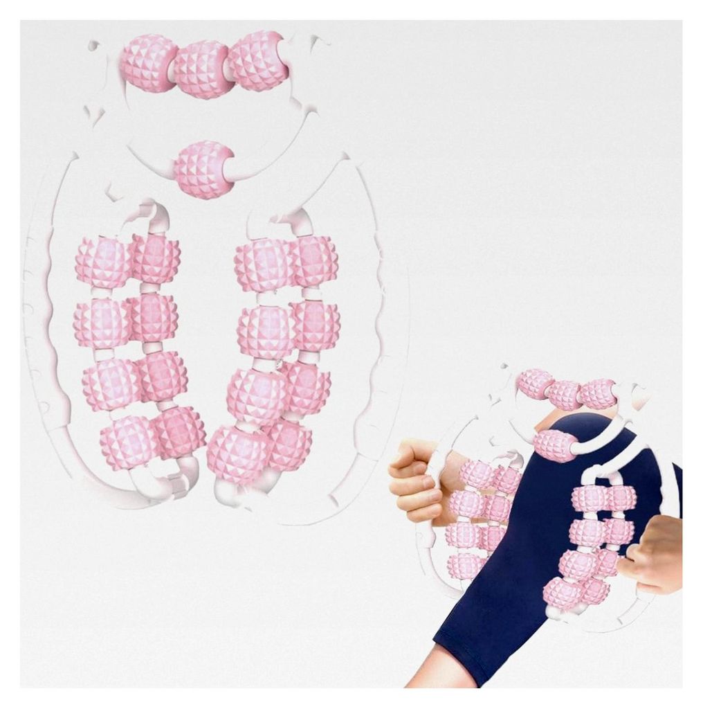 Massageroller für Beine, 20-Räder Cellulite Roller, Beinformungsroller, Anti-Cellulite Roller, Dünnes Beinfett, Fördert Durchblutung, Geeignet ...