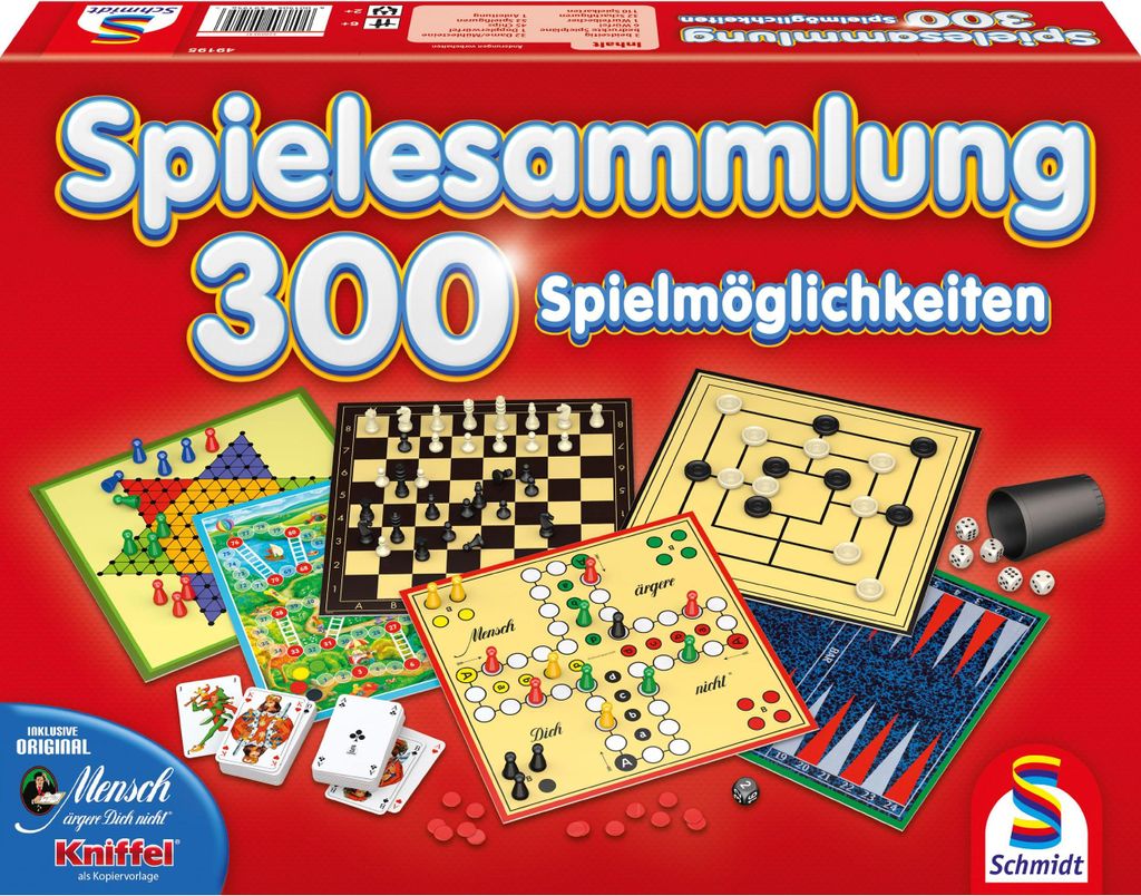 Collection de jeux Schmidt avec 300 possibilités de jeu Image du produit 