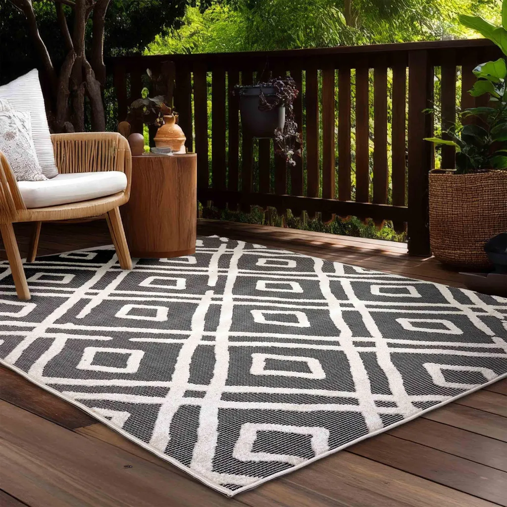 Tapis de Passage Gris Foncé SERINA 80 x 200 cm - Moquette de Qualité