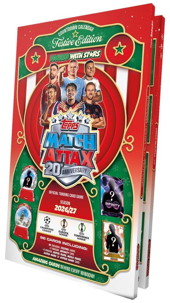 Topps UEFA Champions League ADVENTSKALENDER 2026/2027 TC Productafbeelding 